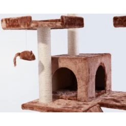 Frisco 72-in Large Base Faux Fur Cat Tree & Condo -Frisco Pet Hub 101809 PT3. AC SS1800 V1584452388