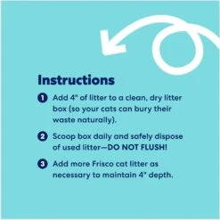 Frisco Multi-Cat Unscented Clumping Clay Cat Litter -Frisco Pet Hub 103790 PT5. AC SS1800 V1657654928