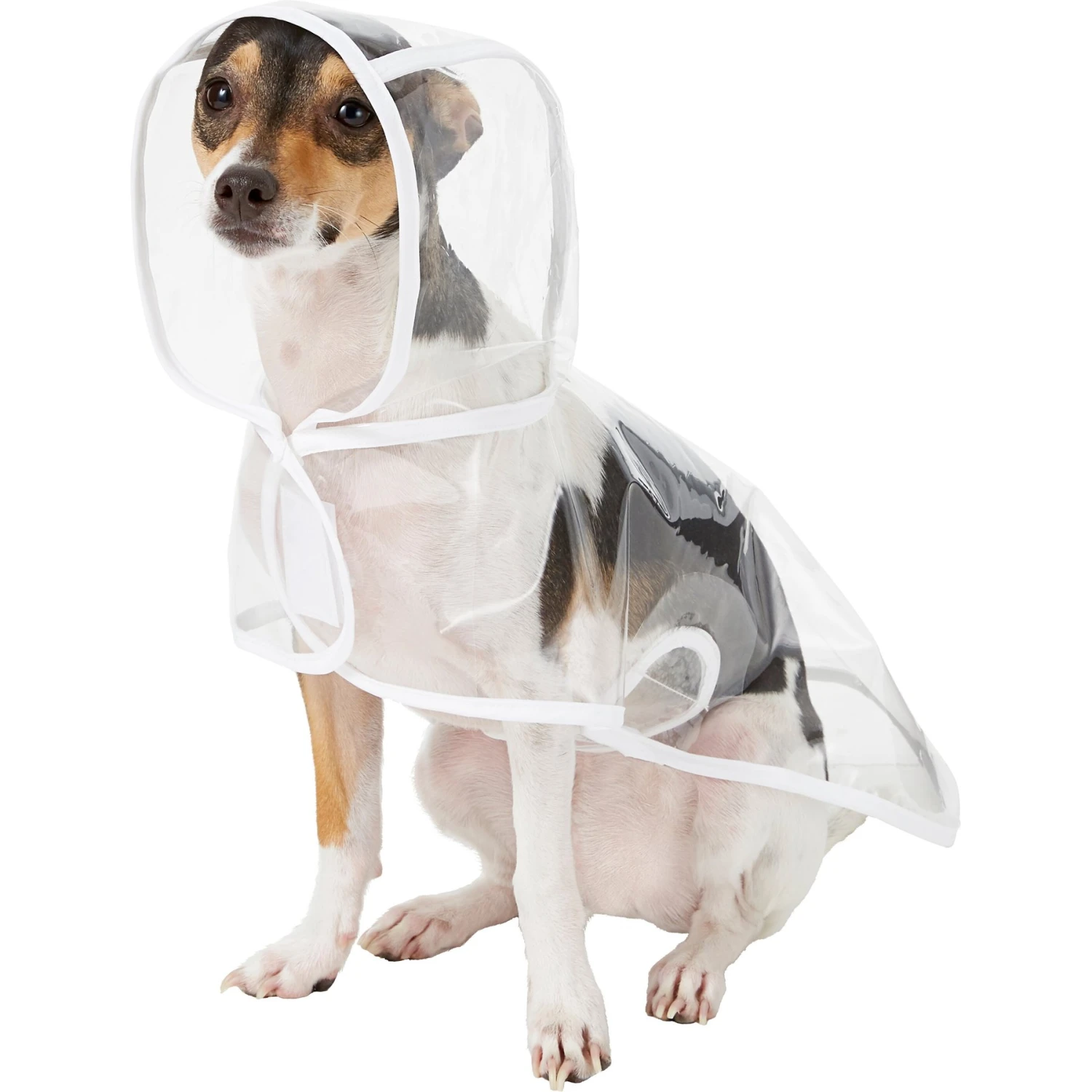 Frisco Lightweight Clear Vinyl Dog Raincoat Frisco Lightweight Clear Vinyl Dog Raincoat -Frisco Pet Hub 153749 MAIN. AC SS1800 V1551220659