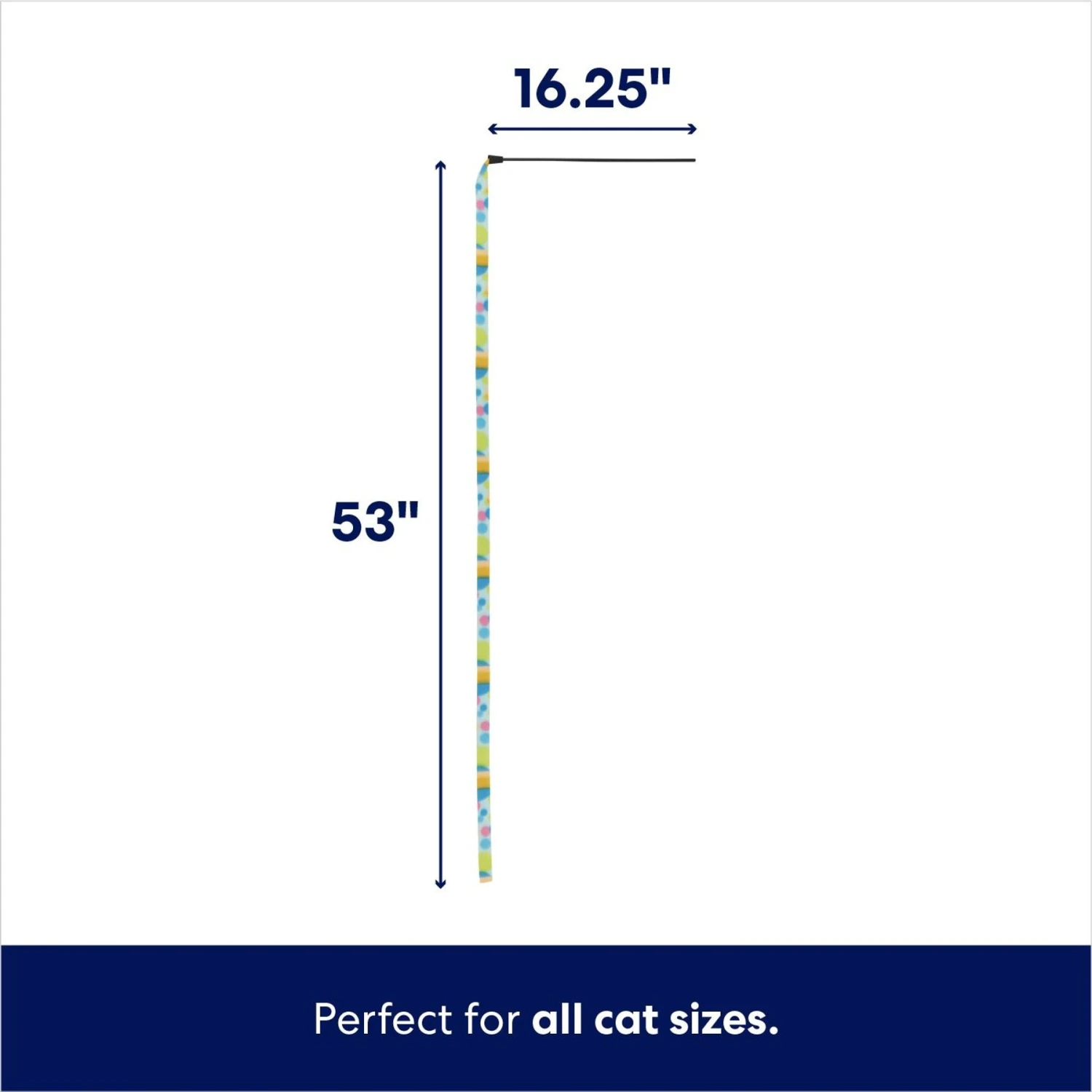 Frisco Fabric Teaser Wand Cat Toy Frisco Fabric Teaser Wand Cat Toy -Frisco Pet Hub 161196 PT1. AC SS1800 V1691783970