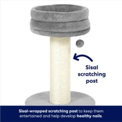 Frisco 24.8-in Heavy Duty Faux Fur Cat Tree 2 Frisco 24.8-in Heavy Duty Faux Fur Cat Tree -Frisco Pet Hub 169397 PT2. AC SS1800 V1667229717