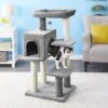 Frisco 48-in Heavy Duty Faux Fur Cat Tree & Condo