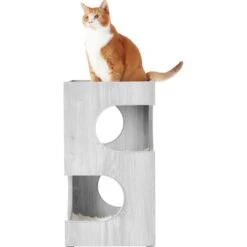 Frisco 28-in Modern Cat Tree & Condo 4 Frisco 28-in Modern Cat Tree & Condo -Frisco Pet Hub 177899 PT4. AC SS1800 V1584453174