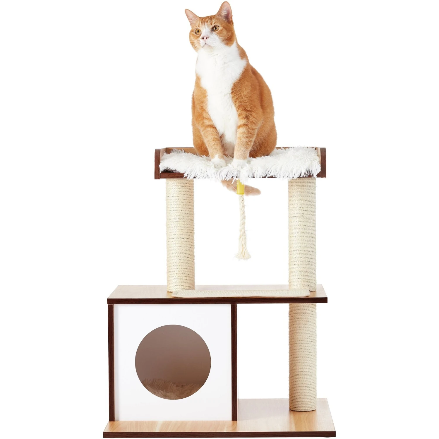 Frisco 28.5-in Modern Cat Tree & Condo Frisco 28.5-in Modern Cat Tree & Condo -Frisco Pet Hub 177907 PT4. AC SS1800 V1584453118