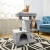 Frisco 33-in Faux Fur Cat Tree & Condo