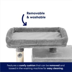 Frisco 33-in Faux Fur Cat Tree & Condo 3 Frisco 33-in Faux Fur Cat Tree & Condo -Frisco Pet Hub 180389 PT3. AC SS1800 V1667227151