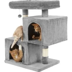 Frisco 33-in Faux Fur Cat Tree & Condo 4 Frisco 33-in Faux Fur Cat Tree & Condo -Frisco Pet Hub 180389 PT4. AC SS1800 V1584453144