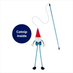 Frisco Gnome Teaser Wand Cat Toy With Catnip -Frisco Pet Hub 204545 PT2. AC SS1800 V1686579199