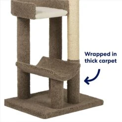 Frisco 69-in Real Carpet Wooden Cat Tree 2 Frisco 69-in Real Carpet Wooden Cat Tree -Frisco Pet Hub 208926 PT2. AC SS1800 V1667228667