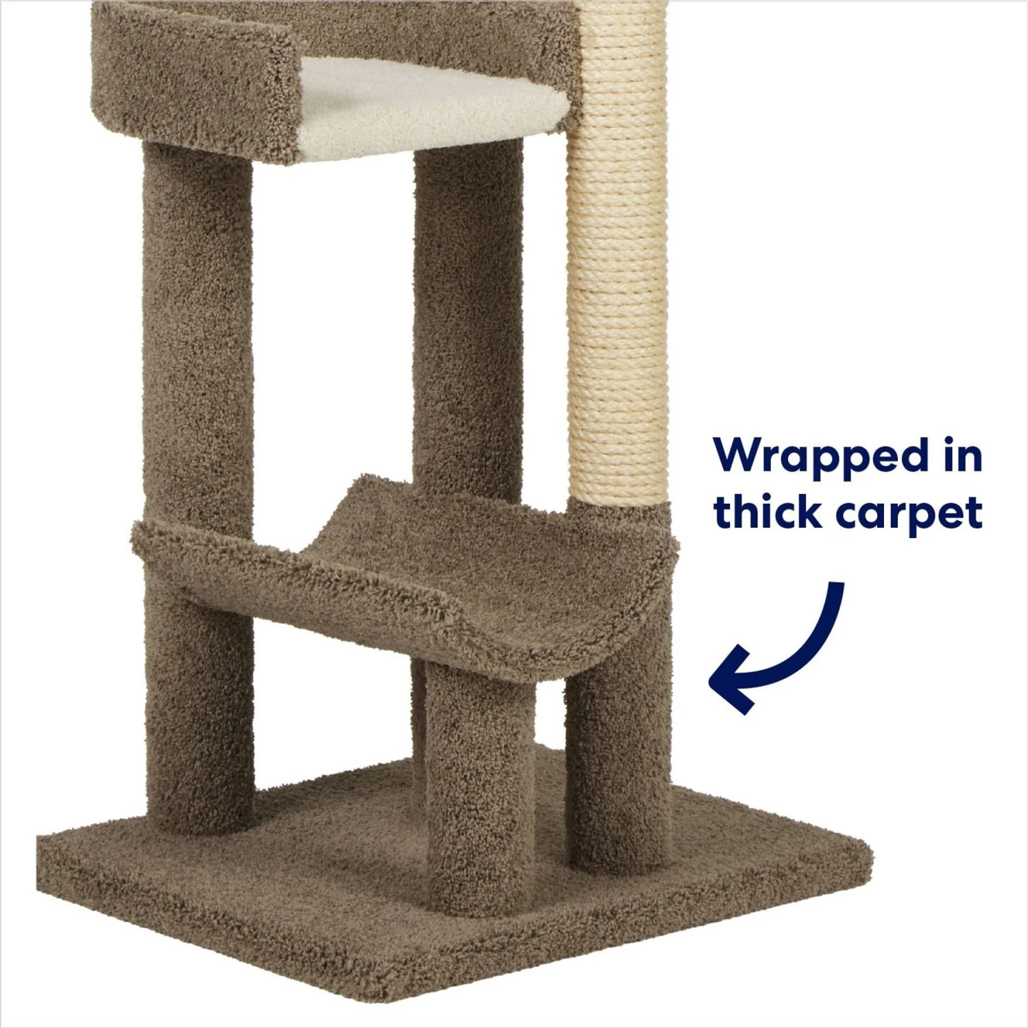 Frisco 69-in Real Carpet Wooden Cat Tree Frisco 69-in Real Carpet Wooden Cat Tree -Frisco Pet Hub 208926 PT2. AC SS1800 V1667228667