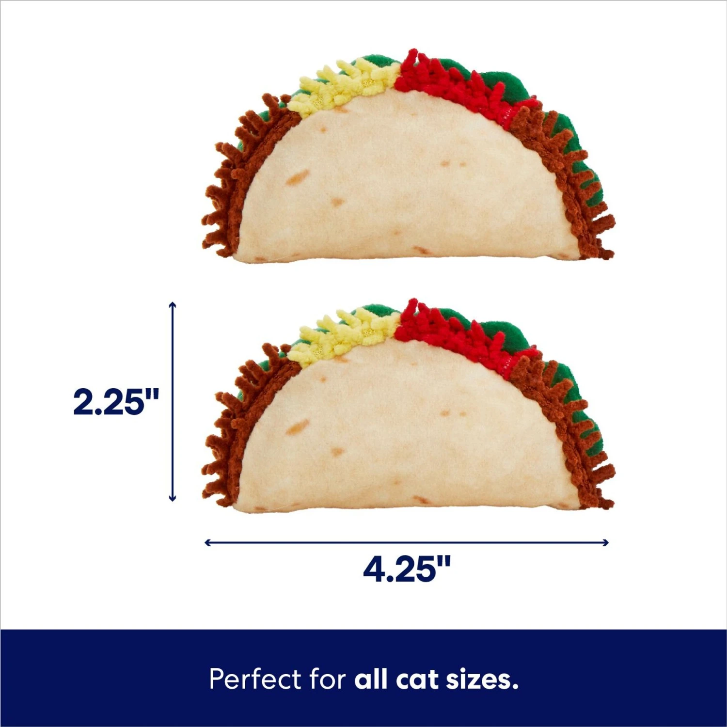 Frisco Taco Plush Cat Toy with Catnip Frisco Taco Plush Cat Toy With Catnip -Frisco Pet Hub 213856 PT1. AC SS1800 V1691784248