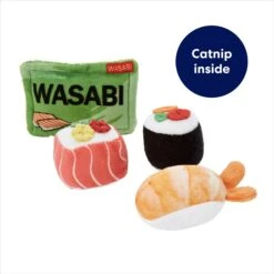 Frisco Sushi Plush Cat Toy With Catnip 2 Frisco Sushi Plush Cat Toy With Catnip -Frisco Pet Hub 213910 PT2. AC SS1800 V1691783971