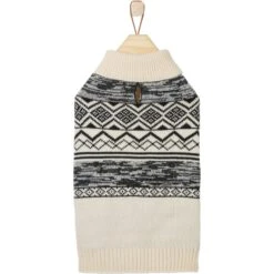 Frisco Black & Cream Turtleneck Sweater -Frisco Pet Hub 223850 PT3. AC SS1800 V1599053779