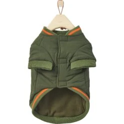 Frisco Mediumweight Insulated Quilted Bomber Dog & Cat Coat -Frisco Pet Hub 223977 PT4. AC SS1800 V1599054067