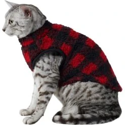 Frisco Ultra Lightweight Plaid Dog & Cat Fleece Vest 2 Frisco Ultra Lightweight Plaid Dog & Cat Fleece Vest -Frisco Pet Hub 224280 PT2. AC SS1800 V1599496583