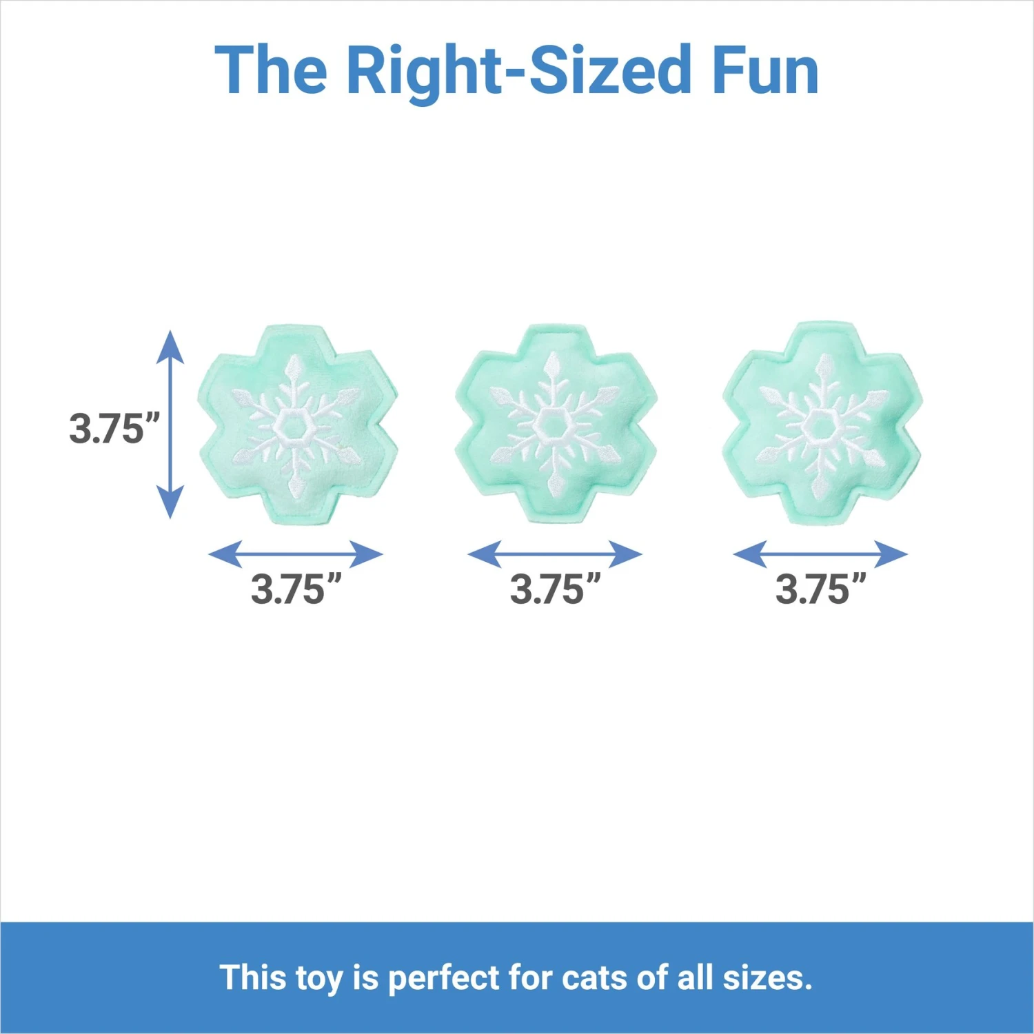 Frisco Snowflake Plush Cat Toy with Catnip, 3 count Frisco Snowflake Plush Cat Toy With Catnip, 3 Count -Frisco Pet Hub 233285 PT1. AC SS1800 V1661521384