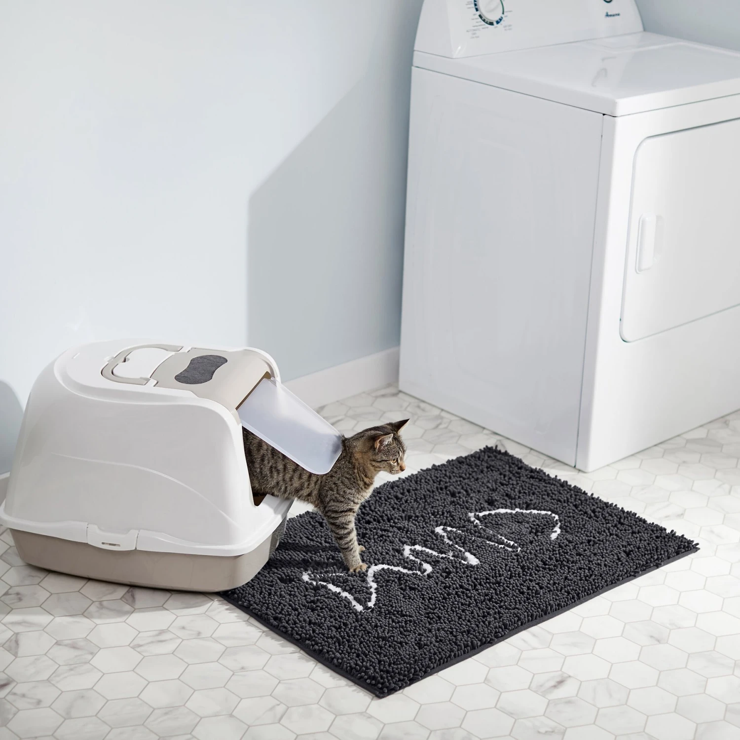 Frisco Microfiber Chenille Fish Bone Litter Mat Frisco Microfiber Chenille Fish Bone Litter Mat -Frisco Pet Hub 236242 PT4. AC SS1800 V1606833806