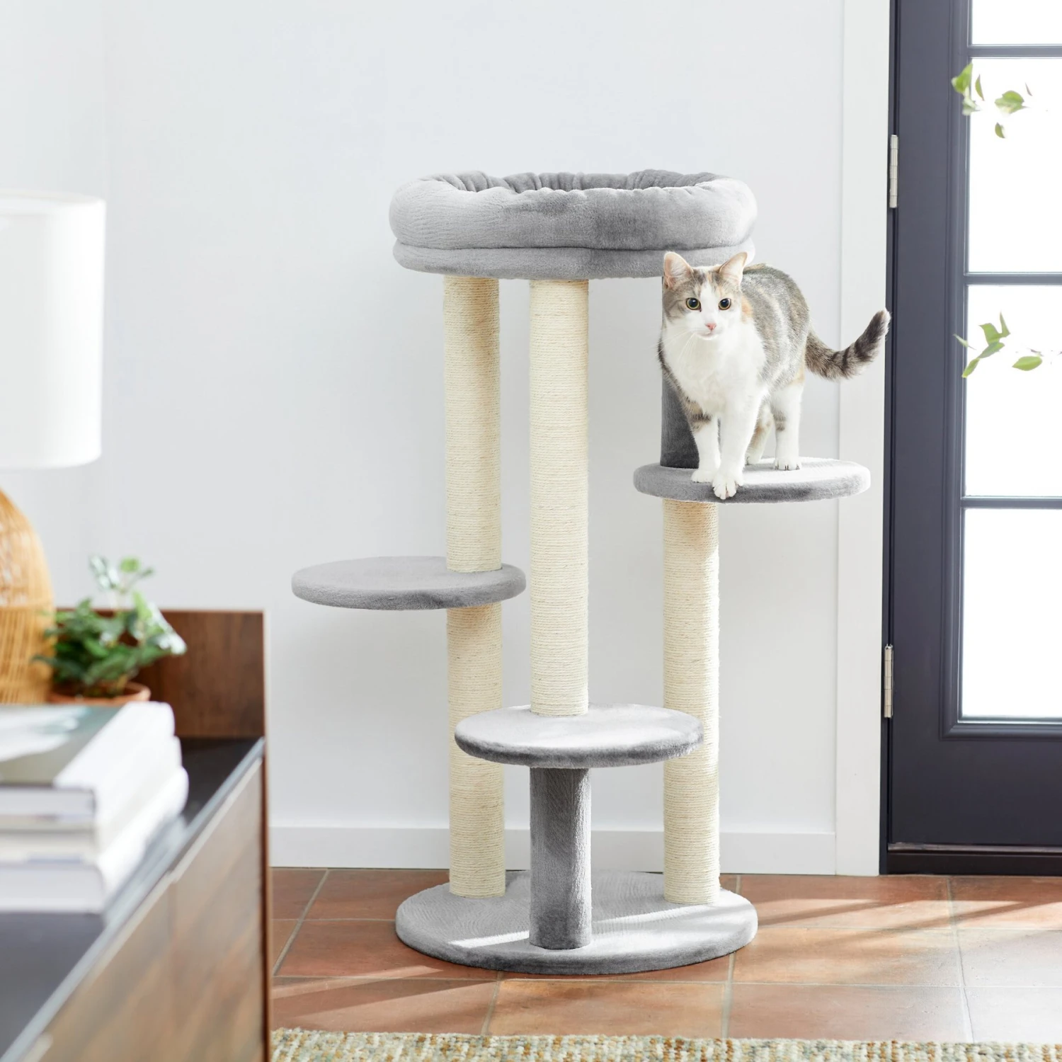 Frisco 41-in Faux Fur Cat Tree Frisco 41-in Faux Fur Cat Tree -Frisco Pet Hub 236538 MAIN. AC SS1800 V1616522279