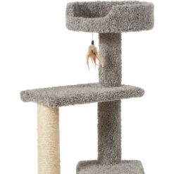 Frisco 41.5-in Real Carpet Wooden Cat Tree -Frisco Pet Hub 244527 PT4. AC SS1800 V1603204601