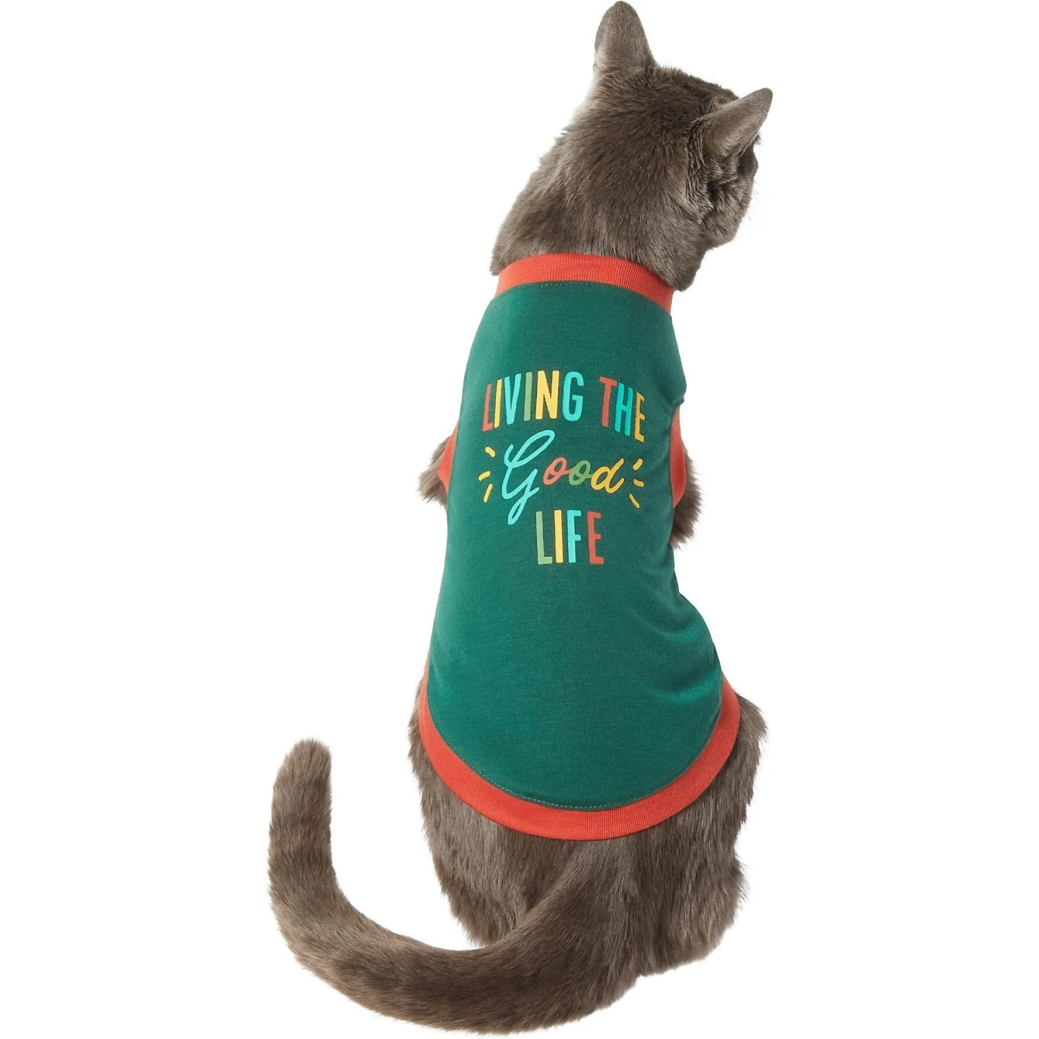 Frisco Living the Good Life Dog & Cat T-Shirt Frisco Living The Good Life Dog & Cat T-Shirt -Frisco Pet Hub 248973 PT2. AC SS1800 V1644959792