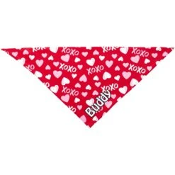 Frisco XOXO Hearts Personalized Dog & Cat Bandana -Frisco Pet Hub 254203 PT2. AC SS1800 V1632494772