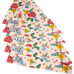 Frisco Floral Personalized Dog & Cat Bandana -Frisco Pet Hub 254255 PT4. AC SS1800 V1618508284