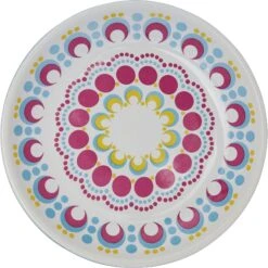 Frisco Kaleidoscope Pattern Non-skid Ceramic Cat Dish -Frisco Pet Hub 256092 PT4. AC SS1800 V1617042722
