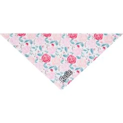 Frisco Watercolor Roses Personalized Dog & Cat Bandana -Frisco Pet Hub 267531 PT2. AC SS1800 V1632688395