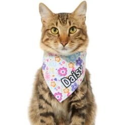 Frisco Bright Floral Personalized Dog & Cat Bandana 7 Frisco Bright Floral Personalized Dog & Cat Bandana -Frisco Pet Hub 267535 PT8. AC SS1800 V1623164312
