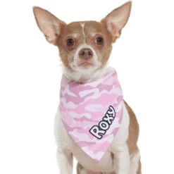 Frisco Pink Camo Personalized Dog & Cat Bandana -Frisco Pet Hub 267567 PT7. AC SS1800 V1623164591