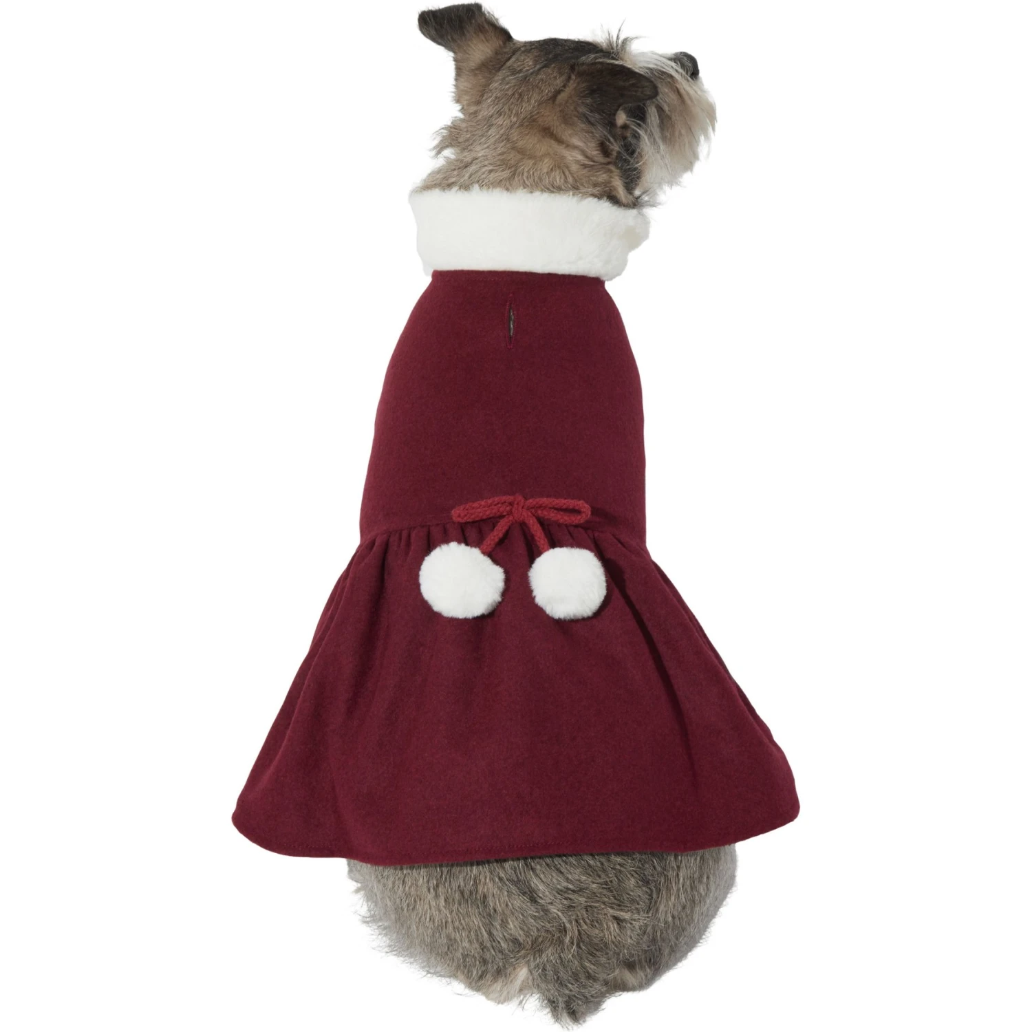 Frisco Mediumweight Pom Pom Bow Dog & Cat Peacoat Dress, Red Frisco Mediumweight Pom Pom Bow Dog & Cat Peacoat Dress, Red -Frisco Pet Hub 268200 PT2. AC SS1800 V1628797391