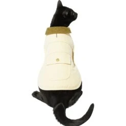 Frisco Mediumweight Cotton Duck Canvas Dog & Cat Jacket, Tan -Frisco Pet Hub 268223 PT2. AC SS1800 V1628797707