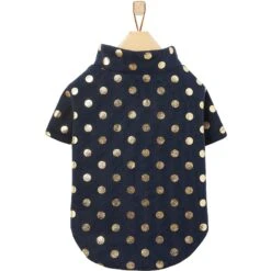 Frisco Lightweight Gold Dotted Dog & Cat Jacket, Navy 3 Frisco Lightweight Gold Dotted Dog & Cat Jacket, Navy -Frisco Pet Hub 268247 PT4. AC SS1800 V1628826999