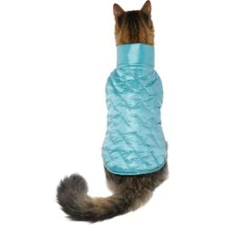 Frisco Lightweight Packable Insulated Dog & Cat Quilted Puffer Coat, Ocean Teal -Frisco Pet Hub 268280 PT2. AC SS1800 V1628778981