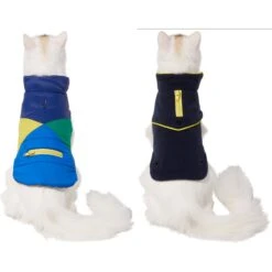 Frisco Mediumweight Colorblock 2-in-1 Dog & Cat Fleece Coat -Frisco Pet Hub 268350 PT2. AC SS1800 V1628792216