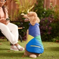 Frisco Mediumweight Colorblock 2-in-1 Dog & Cat Fleece Coat -Frisco Pet Hub 268350 PT8. AC SS1800 V1629755551
