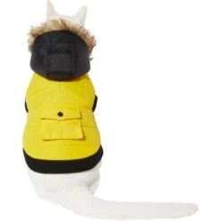 Frisco Heavyweight Anchorage Insulated Dog & Cat Parka, Yellow/Black -Frisco Pet Hub 268397 PT2. AC SS1800 V1628792856