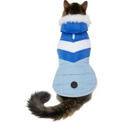 Frisco Heavyweight Chevron Insulated Dog & Cat Parka With Pocket -Frisco Pet Hub 268405 PT2. AC SS1800 V1628784758
