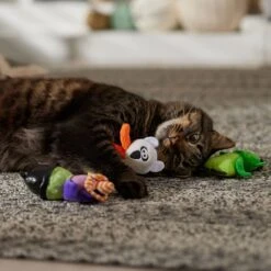 Frisco Halloween Owls Plush Cat Toy With Catnip, 3 Count -Frisco Pet Hub 270329 PT3. AC SS1800 V1689877588