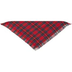 Frisco Red/Green Plaid Dog & Cat Flannel Bandana -Frisco Pet Hub 276201 PT4. AC SS1800 V1637656657