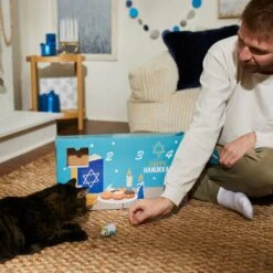 Frisco Holiday 8 Days Of Hanukkah Cardboard Calendar With Toys For Cats 3 Frisco Holiday 8 Days Of Hanukkah Cardboard Calendar With Toys For Cats -Frisco Pet Hub 287301 PT4. AC SS1800 V1689793188