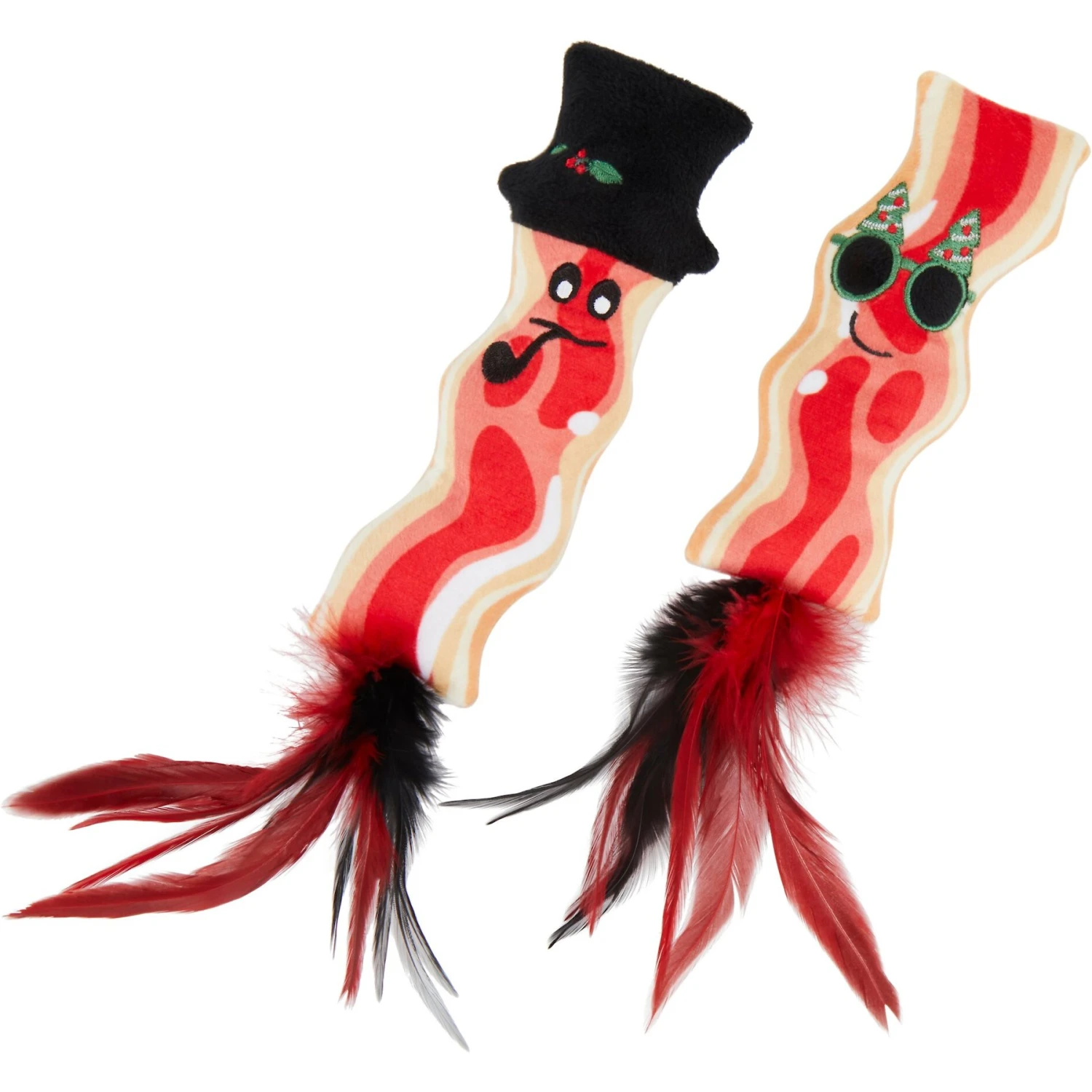 Frisco Holiday Bacon Plush Cat Toy with Catnip, 2 count Frisco Holiday Bacon Plush Cat Toy With Catnip, 2 Count -Frisco Pet Hub 287377 MAIN. AC SS1800 V1632773689