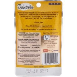 Hartz Delectables Stew Chicken & Tuna Lickable Cat Treat & Frisco Foldable Play Tri-Tunnel Cat Toy -Frisco Pet Hub 298074 PT2. AC SS1800 V1621266442