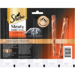 Sheba Meaty Tender Sticks Chicken Flavor Soft Adult Cat Treats & Frisco Moppy Ball Cat Toy With Catnip -Frisco Pet Hub 298506 PT2. AC SS1800 V1623204147