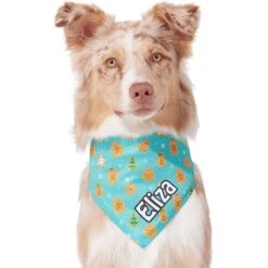 Frisco Gingerbread Cookie Personalized Dog & Cat Bandana -Frisco Pet Hub 301361 PT6. AC SS1800 V1628100109