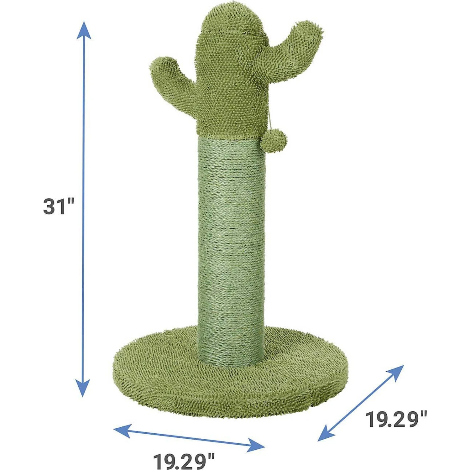 Frisco Cactus Cat Scratching Post & Frisco Taco Plush Cat Toy with Catnip Frisco Cactus Cat Scratching Post & Frisco Taco Plush Cat Toy With Catnip -Frisco Pet Hub 303382 PT2. AC SS1800 V1623047852