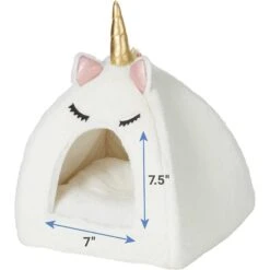 Frisco Novelty Unicorn Covered Cat & Dog Bed & Frisco Cactus Cat Scratching Post -Frisco Pet Hub 303496 PT2. AC SS1800 V1623043945