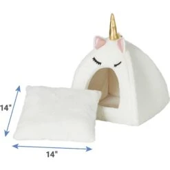 Frisco Novelty Unicorn Covered Cat & Dog Bed & Frisco Cactus Cat Scratching Post -Frisco Pet Hub 303496 PT3. AC SS1800 V1623037050