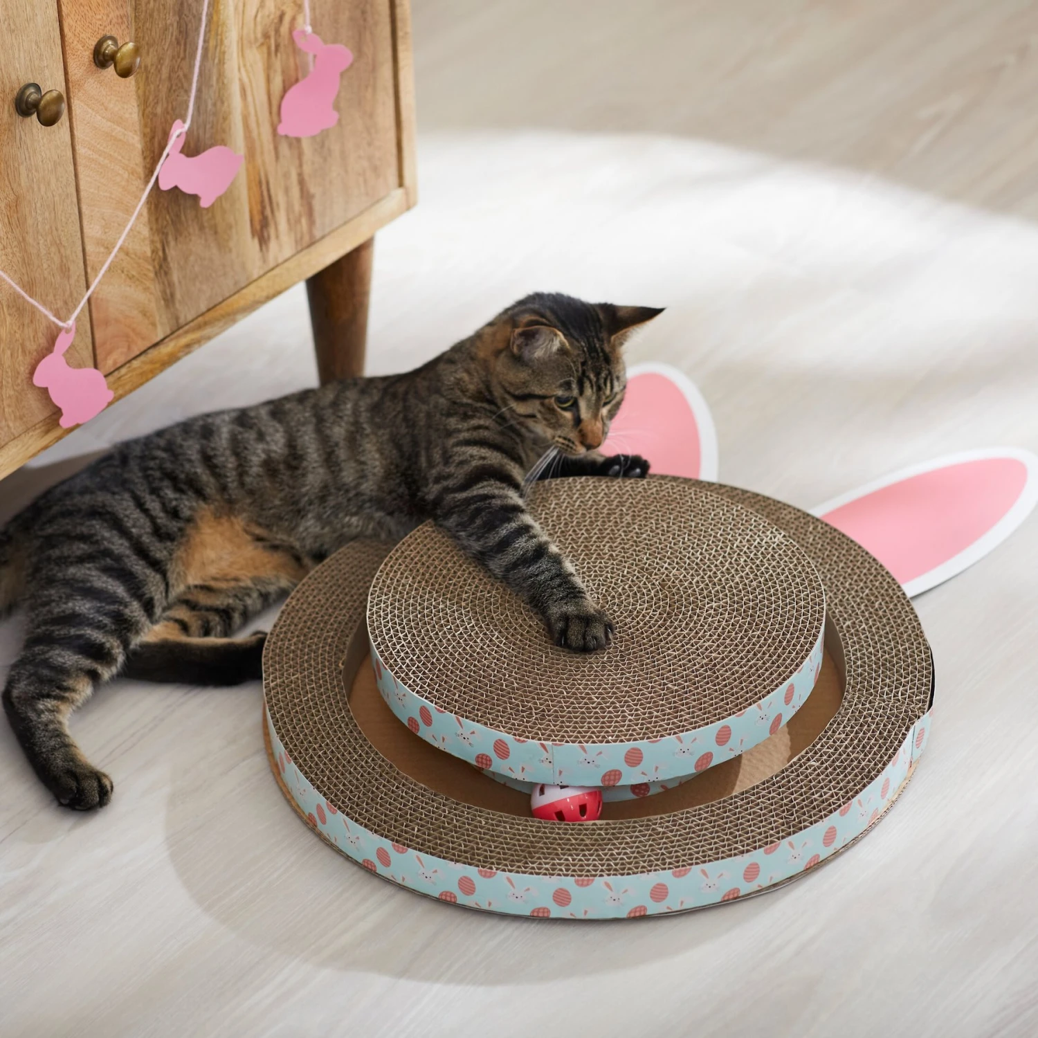 Frisco Easter Bunny Shaped Scratcher Cat Toy with Catnip Frisco Easter Bunny Shaped Scratcher Cat Toy With Catnip -Frisco Pet Hub 304986 PT3. AC SS1800 V1642441652