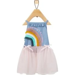 Frisco Rainbow Denim Dog & Cat Dress 3 Frisco Rainbow Denim Dog & Cat Dress -Frisco Pet Hub 312144 PT3. AC SS1800 V1644526358